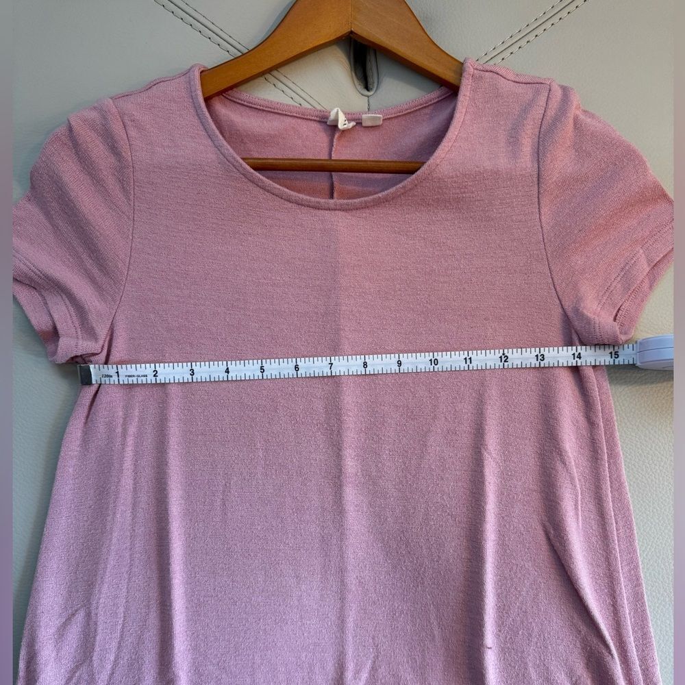 Gap Pink Jersey Shirt Dress (Size XS) - Picture 2 of 9